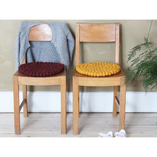 Sedežna blazina iz volnenih kroglic Wooldot Ball Chair Pad , ⌀ 30 cm-image-4