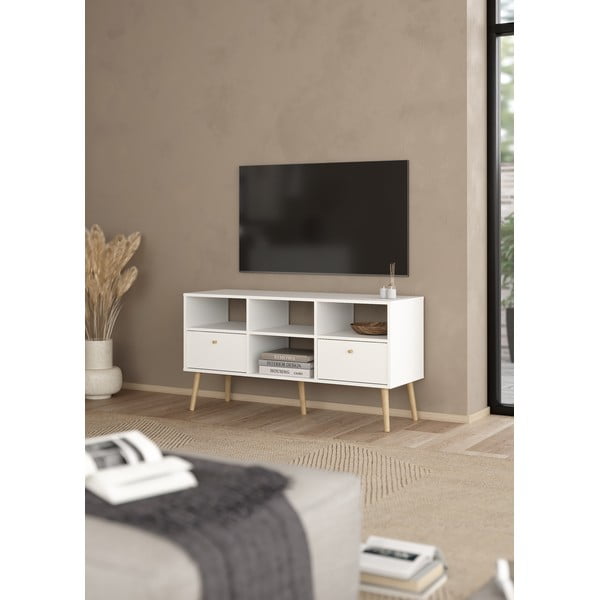 Bela TV omarica 117x61 cm Bodo – Tvilum-image-1