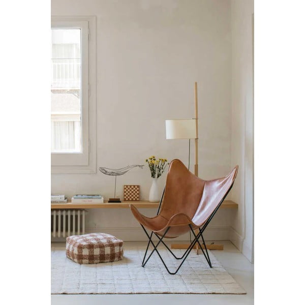 Kremno bela pralna ročno tkana bombažna preproga 200x300 cm Mosaic – Lorena Canals-image-1