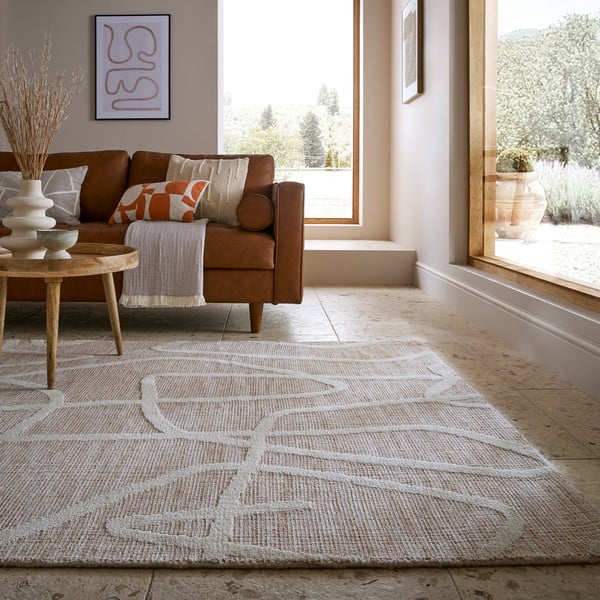 Bež preproga 160x230 cm Micah – Flair Rugs-image-1