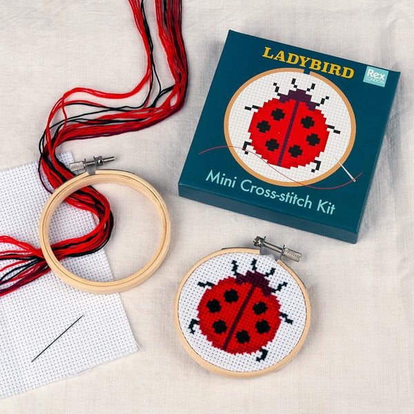 Komplet za ustvarjanje Cross-stitch Kit Ladybird – Rex London-image-1