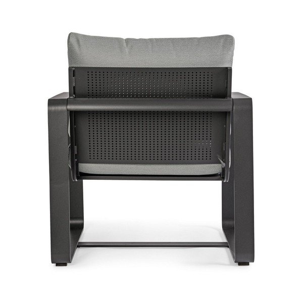 Siv kovinski vrtni fotelj Merrigan   – Bizzotto-image-4