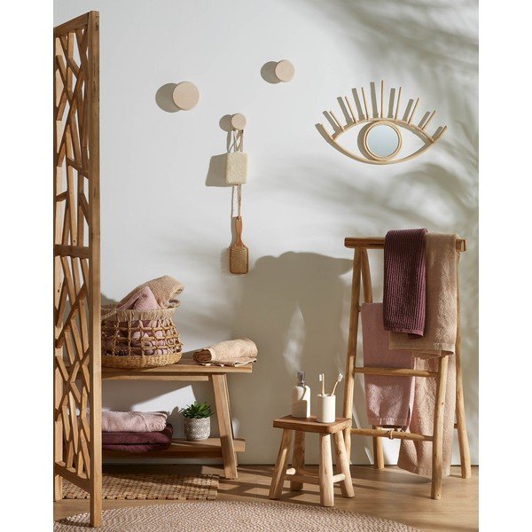 Leseni stenski obešalniki v kompletu 3 ks v naravni barvi Nadua – Kave Home-image-1