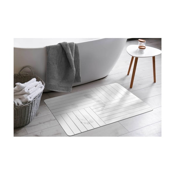 Bela kopalniška preproga 50x70 cm Malta – douceur d'intérieur-image-1