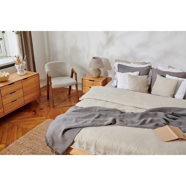 Zakonska postelja iz bukovega lesa 160x200 cm Greg - The Beds-image-4