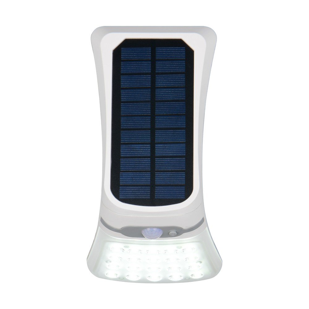 LED stenska zunanja svetilka s solarnim panelom (višina 22 cm) Diadema