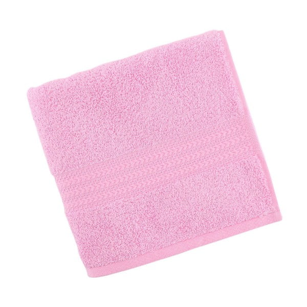 Rožnata brisača iz čistega bombaža Foutastic, 50 x 90 cm-image-1