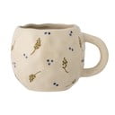 Kremno bela lončena skodelica 260 ml Pippine – Bloomingville