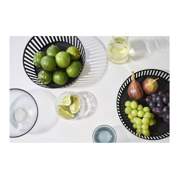 Črna skleda za sadje YAMAZAKI Tower, ⌀ 25 cm-image-2