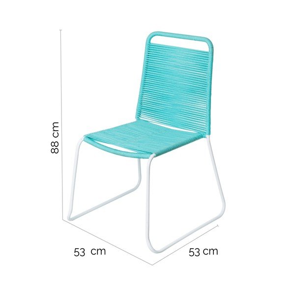 Modri vrtni stol Aruba - LDK Garden-image-3