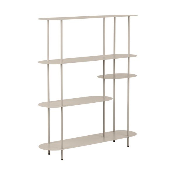 Bež kovinski regal 118x139x31 cm Rieti – House Nordic-image-2