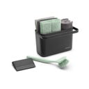 Temno siv komplet za pomivanje posode iz reciklirane plastike SinkSide – Brabantia