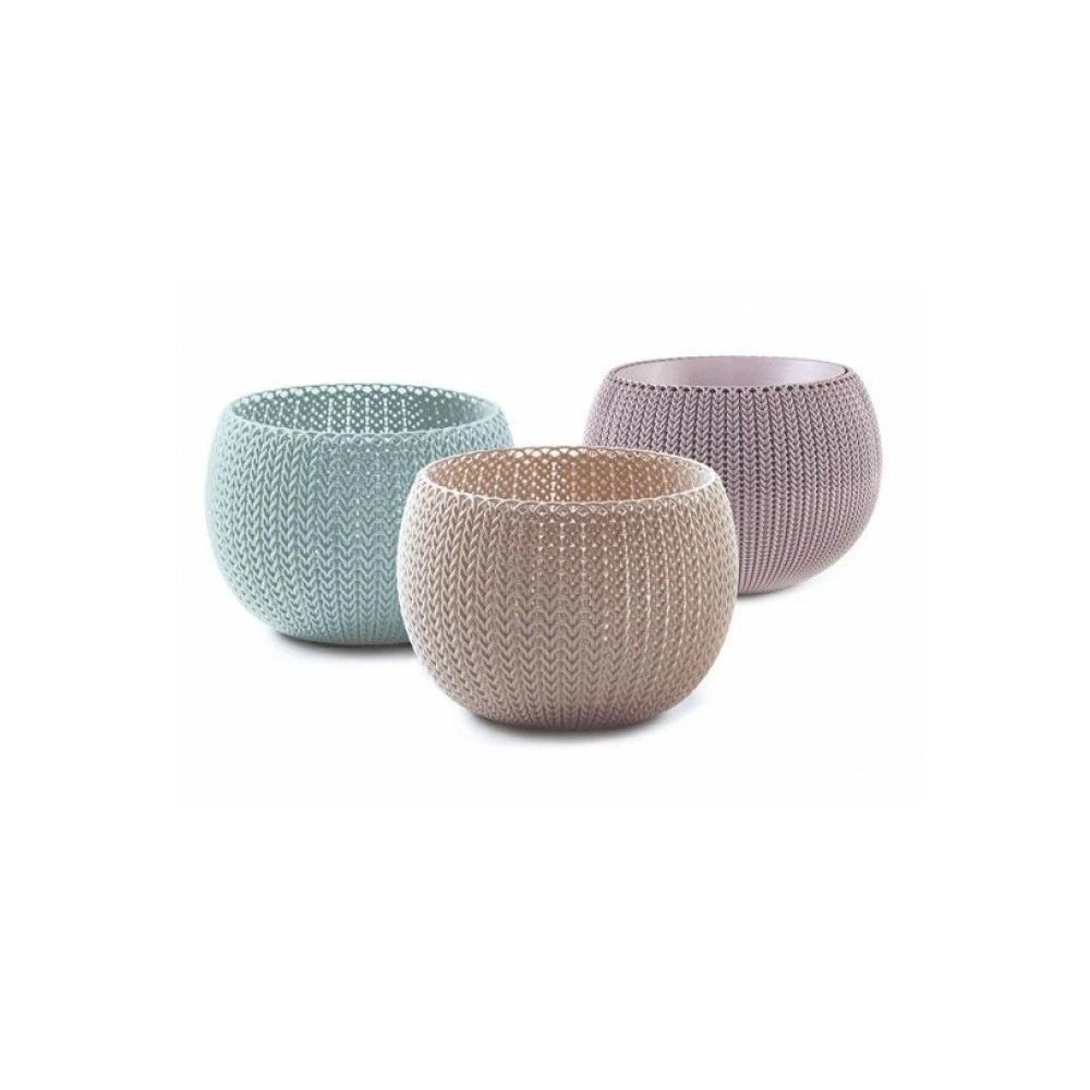 Plastični cvetlični lonci v kompletu 3 ks ø 15 cm Cozy – Keter