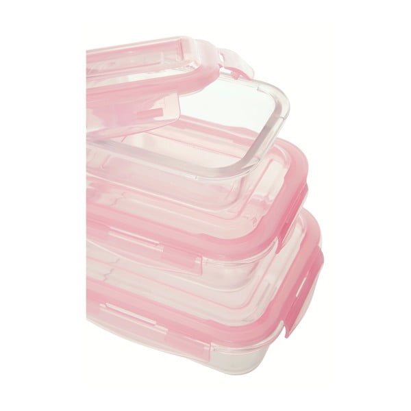 Steklene posode za shranjevanje živil v kompletu 3 ks Freska – Premier Housewares-image-3