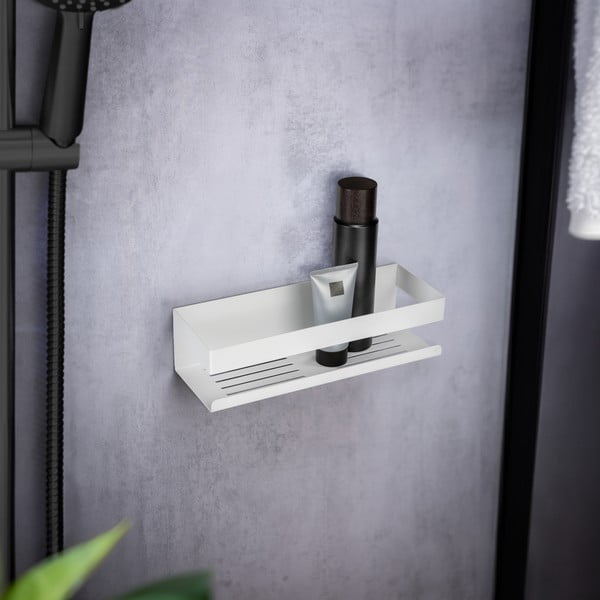 Mat bela kopalniška polica iz nerjavečega jekla z namestitvijo Turbo-Loc brez vrtanja Genova – Wenko-image-1