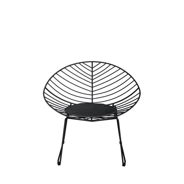 Komplet 2 črnih vrtnih stolov Bonami Selection Coco-image-2