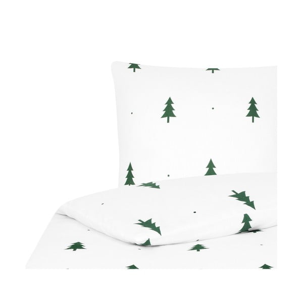 Bela flanelna posteljnina Fovere X-mas Tree, 155 x 220 cm-image-2