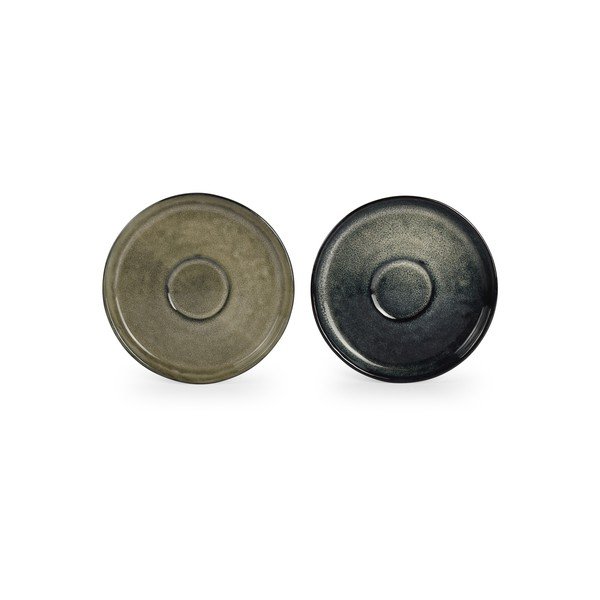 Zelen/moder čajni krožniček ø 15 cm Meridian – Salt&Pepper-image-3