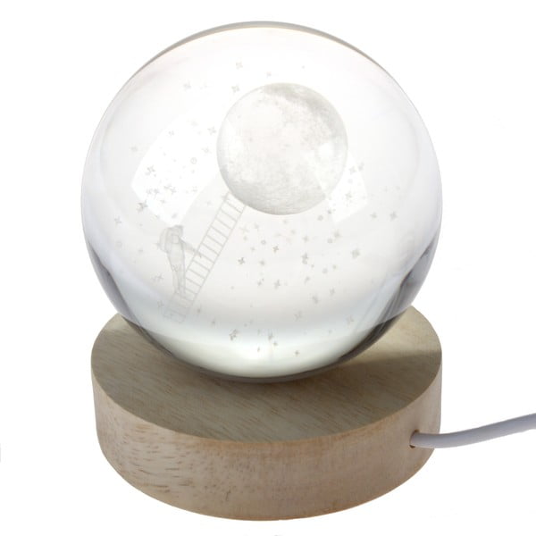 Svetlobna dekoracija na USB v naravni barvi ø 8 cm – Dakls