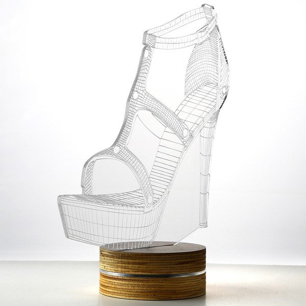 Namizna svetilka Shoe 3D-image-1