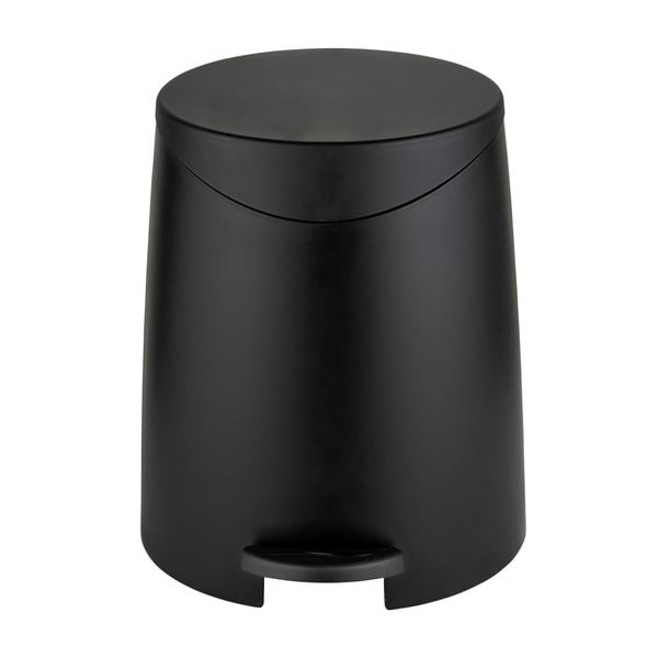 Črn plastičen koš za smeti s pedalom 3 l Portes – Allstar-image-2