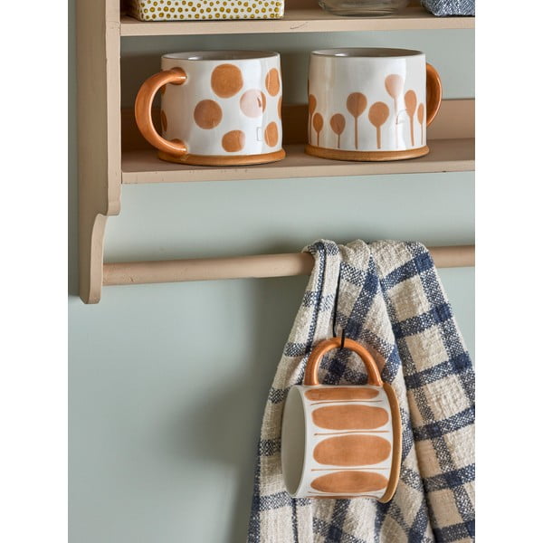 Oker rumene lončene skodelice v kompletu 3 ks 450 ml Linora – Bloomingville-image-1