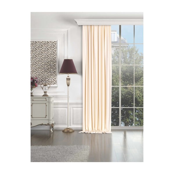 Bež zavesa za delno zatemnitev 100x250 cm – Mila Home-image-3