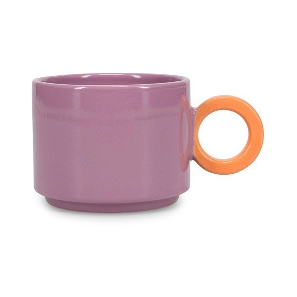 Vijolična skodelica iz kamenine 280 ml Lou – ONA