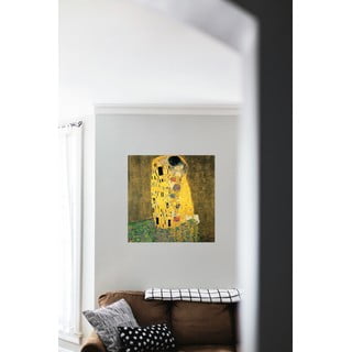 Reprodukcija slike Gustav Klimt - The Kiss, 50 x 50 cm