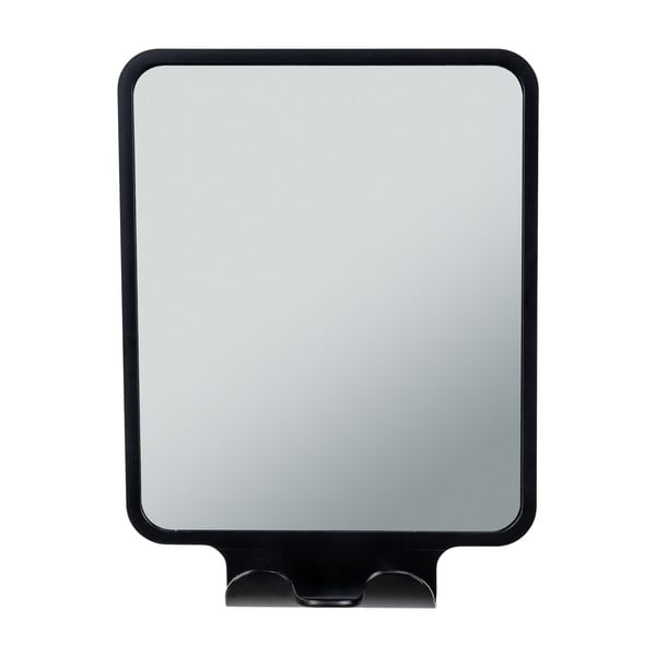 Kozmetično ogledalo z obešalnikom 14x19.5 cm Quadro Black – Wenko