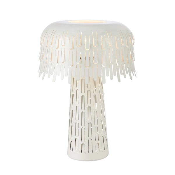 Bela namizna svetilka s kovinskim senčilom (višina 38 cm) Verbera – Markslöjd