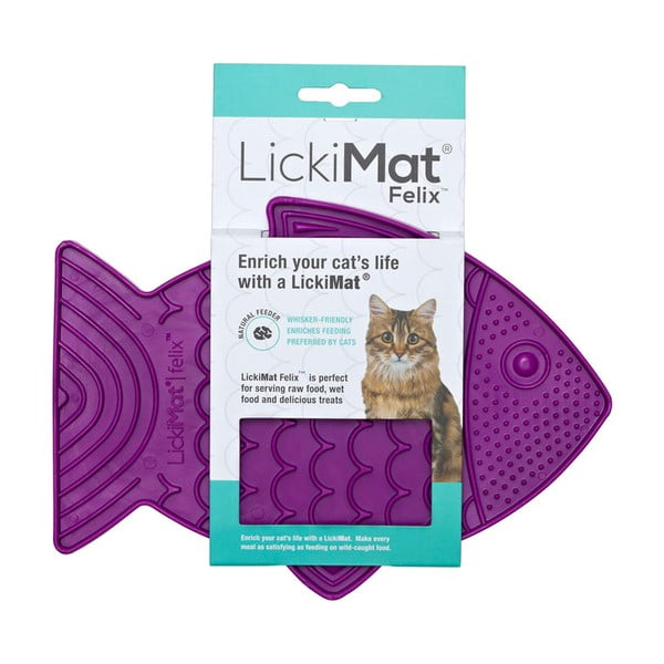 Mačja podloga za lizanje Felix Purple - LickiMat