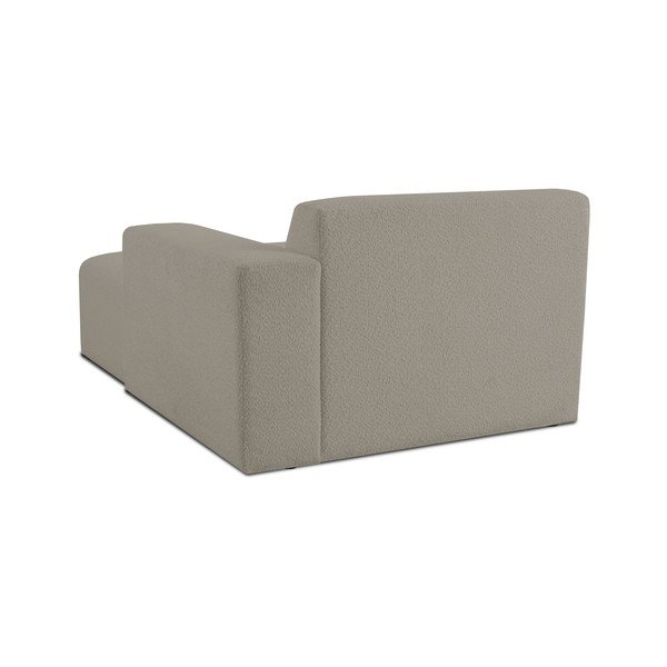 Svetlo rjav modul za sedežno garnituro iz tkanine bouclé (desni kot) Roxy – Scandic-image-3