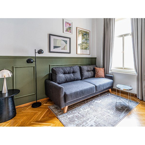 Temno siva raztegljiva sedežna garnitura Bonami Selection Pop-image-1