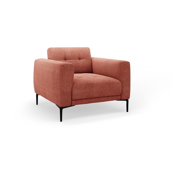 Opečnato oranžen fotelj Bemy – Micadoni 