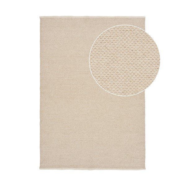 Kremno bela volnena preproga 200x300 cm Gaya – House Nordic-image-3