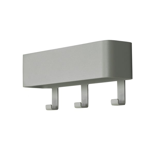 Zelen/siv kovinski stenski obešalnik s polico Dax Play – Spinder Design