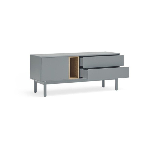 Modra/siva TV omarica 140x56 cm Corvo – Teulat-image-2