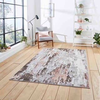 Sivo-roza preproga Think Rugs Apollo, 160 x 220 cm