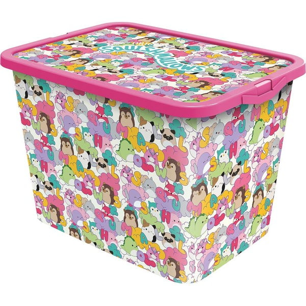 Plastična otroška škatla za shranjevanje 40x29x27 cm Stor – SQUISHMALLOWS