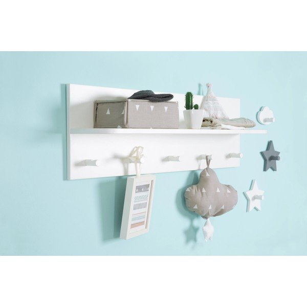 Bel stenski otroški obešalnik Dreamworld 3 – Roba-image-2