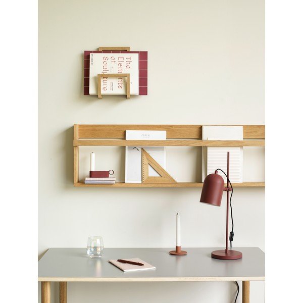 Večnivojska/za slike polica iz masivnega hrasta v naravni barvi 110 cm Display – Hübsch-image-2
