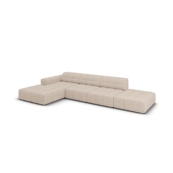 Bež kotna sedežna garnitura (levi kot) Chicago – Cosmopolitan Design-image-3