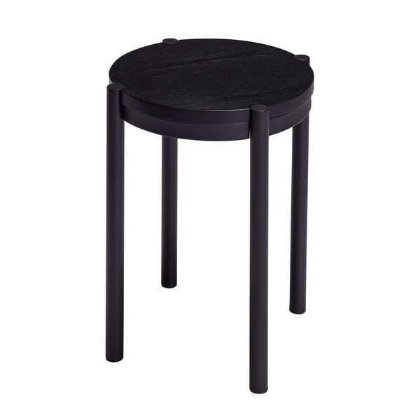 Črn stolček Oto – Hübsch-image-2