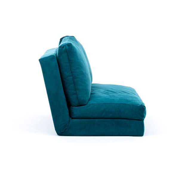 Modrozelena raztegljiva sedežna garnitura 120 cm Taida – Balcab Home-image-1