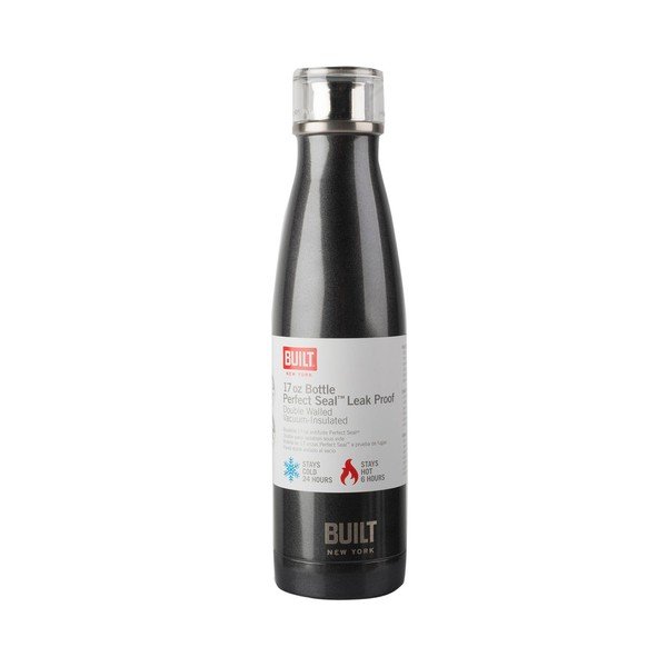 Črna termo steklenica iz nerjavečega jekla Creative Tops Built, 483 ml-image-1