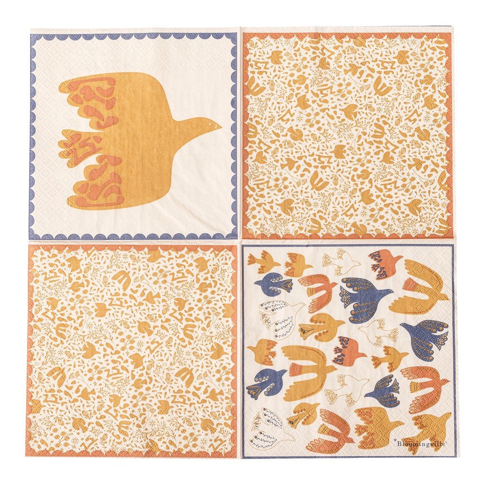 Papirnati prtički v kompletu 20 ks 33x33 cm Anniversary