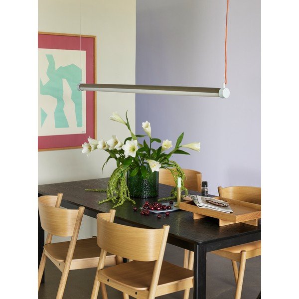 Siva LED zatemnitvena viseča svetilka Interplay – Hübsch-image-2