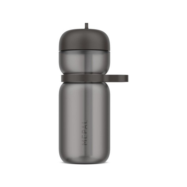 Antracitno siva plastična steklenica za vodo 600 ml Active – Mepal-image-4