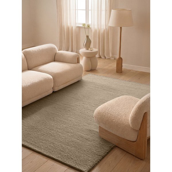 Ročno tkana volnena preproga v naravni barvi 160x230 cm Richmond Diana – Ted Baker-image-1